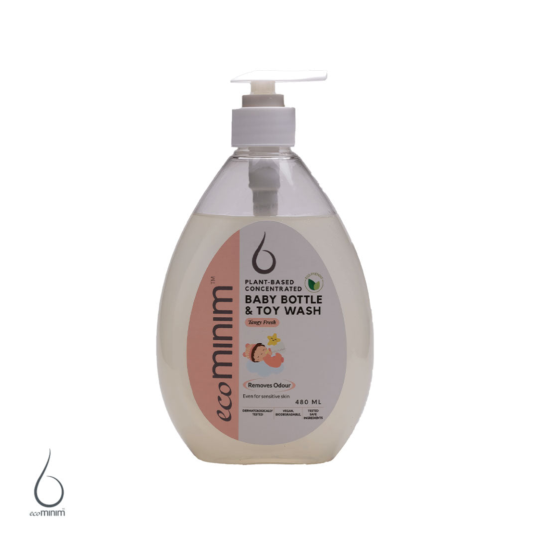 Ecominim Plant-Based Concentrated Baby Bottle & Toy Wash Tangy Fresh