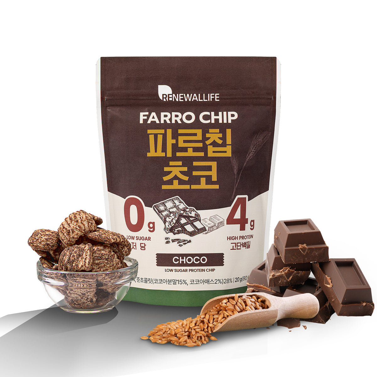 Renewallife Farro Chip – Choco
