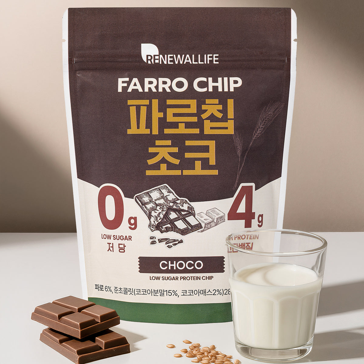 Renewallife Farro Chip – Choco