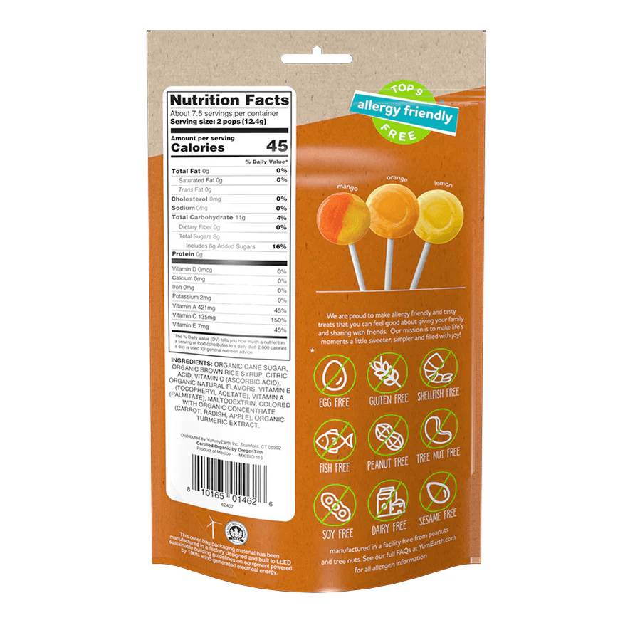 YumEarth Organic Ultimate Lollipops